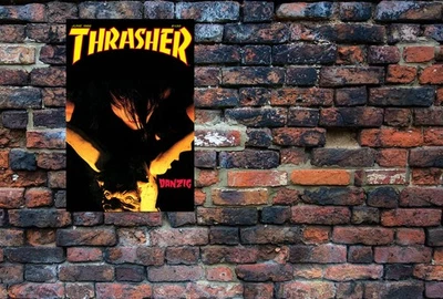 Glenn Danzig Thrasher Samhain 1986 era magazine cover poster 16"w x 24"h Misfits - Image 1 of 3