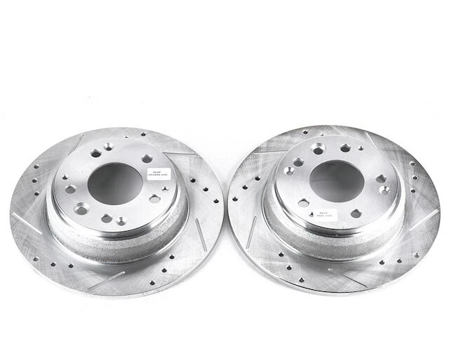 Rear Brake Rotor Set Power Stop 59YWJM22 for Isuzu Oasis 1996 1997 1998 1999 - Image 1 of 1