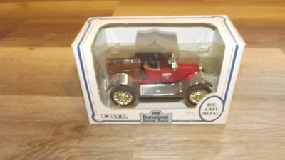 ERTL 1918 Ford Runabout 1/25 Barrel Truck Bank Die Cast Metal True Value t82 - Image 1 of 3