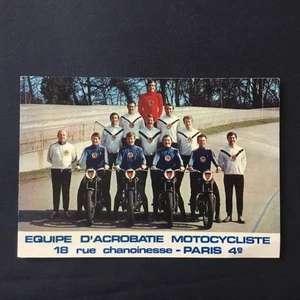 Carte Postage Équipe D’Acrobatie Moto 19 Rue Chanoinesse Paris 4è Motocycliste - Imagen 1 de 2