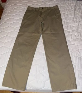 Dockers D2 Hose Herren 34x32 taupe braun leicht khaki Hose Straight Fit Chino - Bild 1 von 4