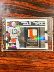 2009 Donruss Absolute Tools of the Trade Dan Marino Patch Game Used /5 Dolphins - Picture 1 of 2