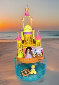  Disney Sofia die Erste 2-in-1 Sea Palace Schloss Meerjungfrau Spielset Mattel - Bild 1 von 23