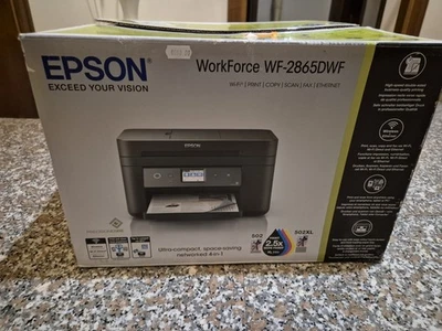Epson WorkForce WF-2860DWF Stampante Multifunzione a Colori - Nera - Immagine 1 di 4