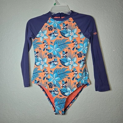 Disney Cruise Line Women's Swimsuit Size XL One-piece Floral Padded UPF - Image 1 of 4