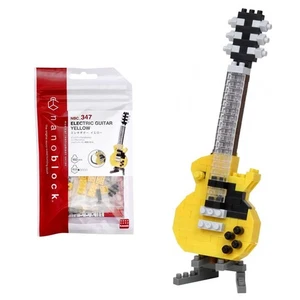 nanoblock Electric Guitar Yellow NBC_347 - Picture 1 of 2