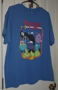 Camiseta Cartoon Network Hora de Aventuras Adulto Azul Brezo XL - Imagen 1 de 4