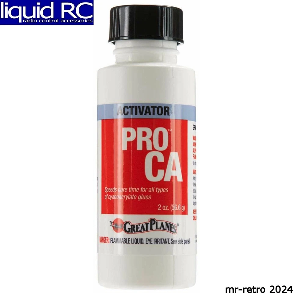 Great Planes MR6035 Pro Ca Foam Safe Activator with Pump 2 Oz - Image 1 of 1