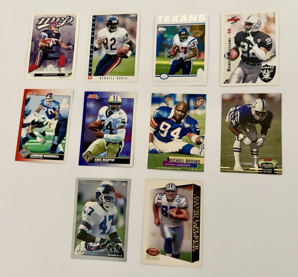 Diez tarjetas de la NFL de ex jugador de fútbol americano de LSU Foto 1 de 1