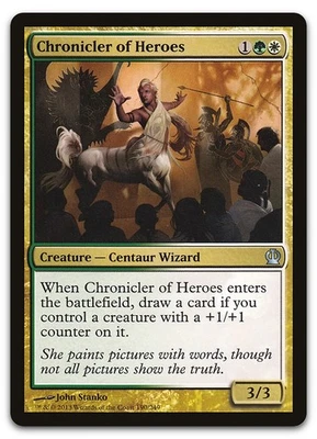 Chronicler of Heroes #190 (NM) Theros THS Magic MTG - Image 1 of 2