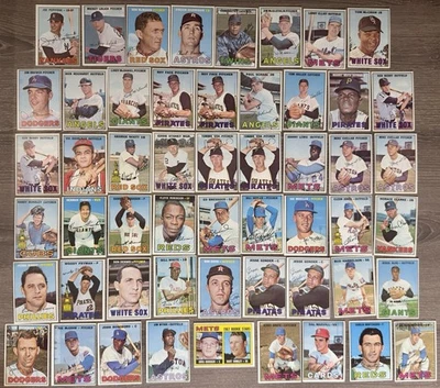 1967 Topps Baseball 53 Card Lot Ed Kranepool-Joe Pepitone-Mickey Lolich-All EX - Image 1 of 4