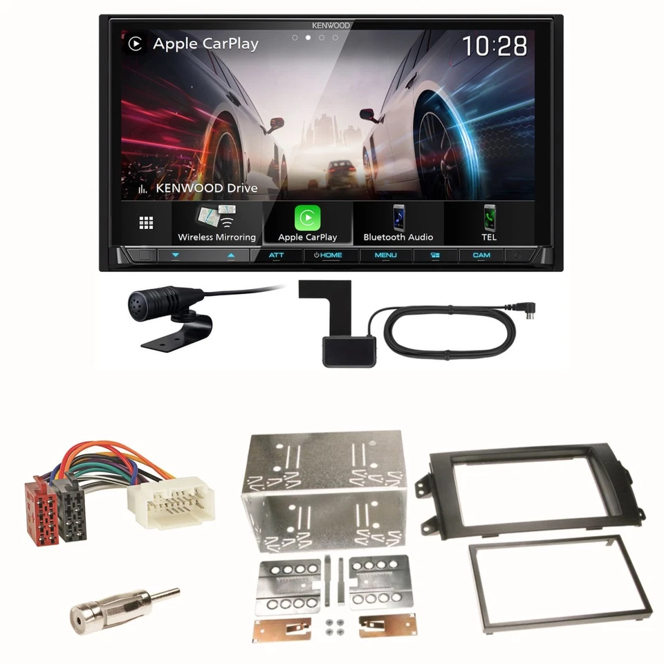 Kenwood DMX8021DABS Android Auto CarPlay Einbauset für Suzuki SX 4 Fiat Sedici - Bild 1 von 1