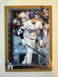 2025 Topps Update Shohei Ohtani Nod and Smile Gold Border /2025 #US84 - Bild 1 von 2