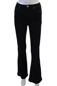 Blank NYC Womens Dark Blue Bootcut Flared Jeans High Rise Size 26 - Picture 1 of 7