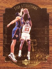 1997-98 Michael Jordan Gold Star Attractions #SA1 UD Choice Upper Deck MJ Bulls