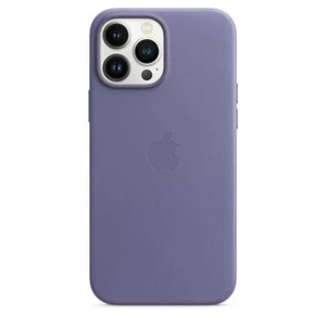 Véritable Apple IPHONE 13 Pro Max Cuir Magsafe Étui - Glycine (Violet) - Neuf - Photo 1 sur 10