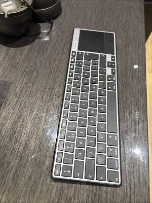 Bluetooth Wireless Keyboard With Trackpad Black - Image 1 of 2