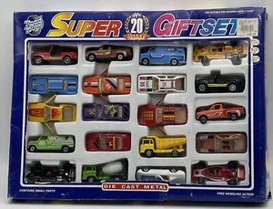 Road Tough Super 20 Deluxe Gift Set Die Cast Metal Free Wheeling Action - Picture 1 of 8