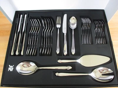 WMF BESTECK JETTE CROMARGN PROTECT 66-TEILIG, EDELSTAHL POLIERT - Bild 1 von 3
