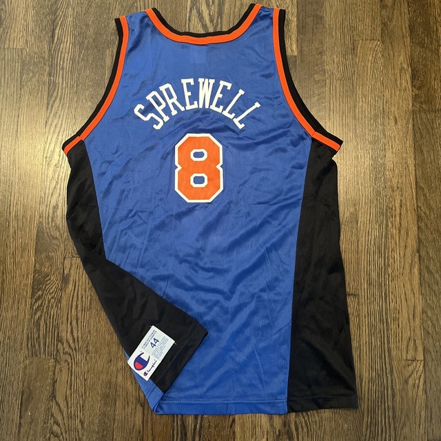 1991-95 NEW YORK KNICKS STARKS #3 CHAMPION JERSEY (HOME) XL