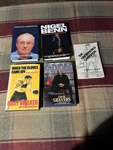 Boxing Book Lot. All Signed, Autographed - Imagen 1 de 19