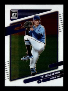 2021 Donruss Optic Baseball #133 Tyler Glasnow Tampa Bay Rays Card - Picture 1 of 2