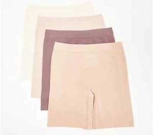 NEW BREEZIES SET OF 4 COTTON LONG LINE PANTRY PACK NEUTRAL SZ L #810B - Picture 1 of 1