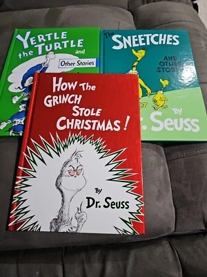 Lot Of 3 Dr. Seuss Hardcover Books Foto 1 de 4