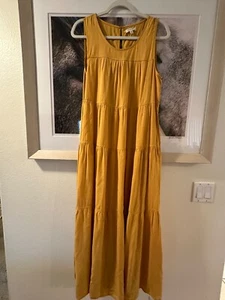 Max Studio maxi dress Golden yellow Size L $30 - Picture 1 of 7