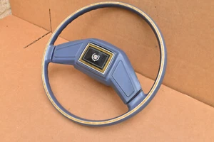 1983 Cadillac Brougham Seville Deville Eldorado Steering Wheel Lt. Blue - Picture 1 of 11