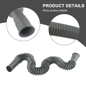 FLEXIBLE WASTE TRAP PLASTIC PIPE CONNECTOR FOR BASIN BATH OR KITCHEN SINK WASTE - Picture 1 of 8