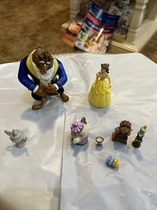 Lot of (8) Disney Action Figures Beauty & The Beast Figures - Picture 1 of 15