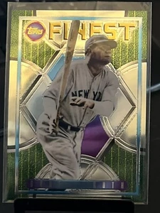 2022 Topps Finest Flashbacks Babe Ruth Short Print SP High Number #220 Yankees - Picture 1 of 2