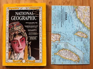 National Geographic noviembre de 1964 y mapa; China; presidentes; luna; vikingos; - Imagen 1 de 19