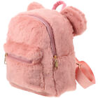  Furry Backpack Girls Backpacks Travel Bag for Women Mini Sling Plush Ladies