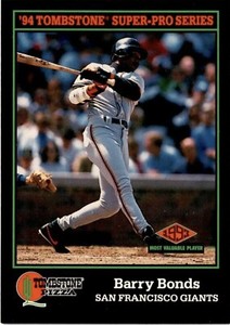 1994 Score Tombstone Pizza Super-Pro Series #3 Barry Bonds Sealed