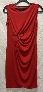 Vestido de poliéster rojo Enfocus Petite para mujer talla 8P - Imagen 1 de 15