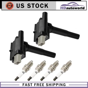 2x Ignition Coil & 4x Iridium Spark Plug For 1999-2001 Suzuki Swift 1.3L L4 - Foto 1 di 10