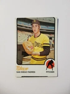 Bill Greif 1973 Topps Baseball Karte #583 San Diego Padres - Bild 1 von 2