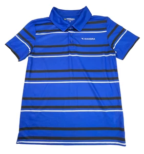 Polo DIADORA Listo para Jugar Azul Negro Blanco SS Poliéster Talla S - Imagen 1 de 10