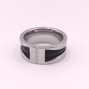 ⭐ Fossil Steel Ring Fingerring Damenring Dame Perle Zirkonia Stein Silber 231 ⭐ - Bild 1 von 2