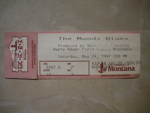 THE MOODY BLUES *VINTAGE RARE* Concert Ticket Stub. U of M, MT. 5-24-97 - Picture 1 of 1