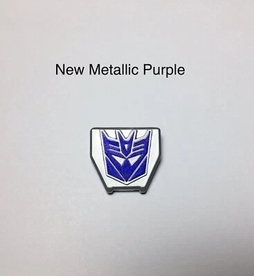 Placa de pecho personalizada Toyworld Constructor - pintada metálica púrpura plata limpia Foto 1 de 3