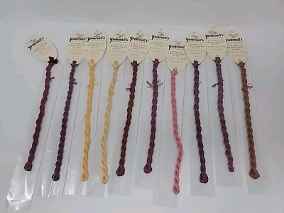 Pearsall's Filoselle Embroidery Silk Floss 4m 6 Ply MADE ENGLANDRed Yellow 9 - Image 1 of 4
