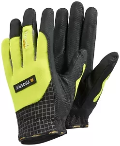 ~~ Ejendals TEGERA 9123 High Visibility TOUCHSCREEN Work Gloves ~~ - Picture 1 of 3