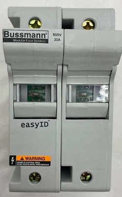 COOPER BUSSMANN CH30J2I FUSE HOLDER 2 POLE 30A 600VAC CLASS J QTY:1 🎯 - Image 1 of 4