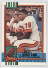 1990 Topps Collector's Edition (Tiffany) Reuben Davis #413 Rookie RC