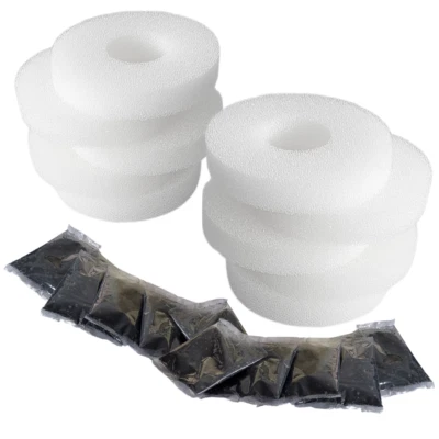 FINEST-FILTERS 10 x COMPATIBLE WITH BiORB FILTER SERVICE KIT REFILL BIUBE LIFE REPLACEMENT