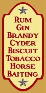 PLANTILLA REUTILIZABLE 8332 N 12"x24" GINEBRA DE RON BRANDY-MYLAR PLANTILLA DE SIGNO - Imagen 1 de 1