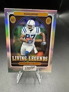 Reggie Wayne 2024 Prestige Football Living Legends #LL-RWE Indianapolis Colts - Imagen 1 de 2